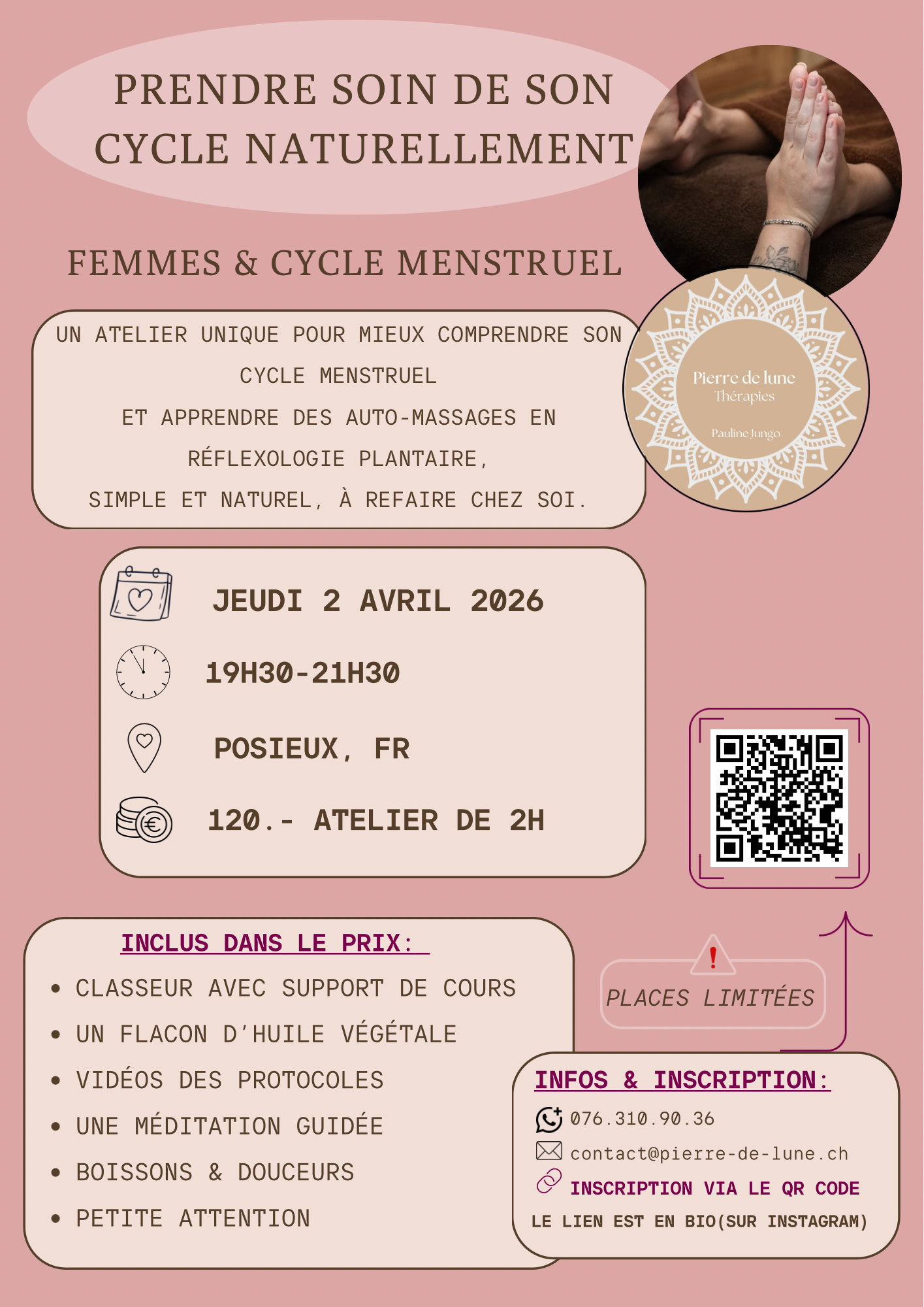 Flyer atelier cycle féminin page 1