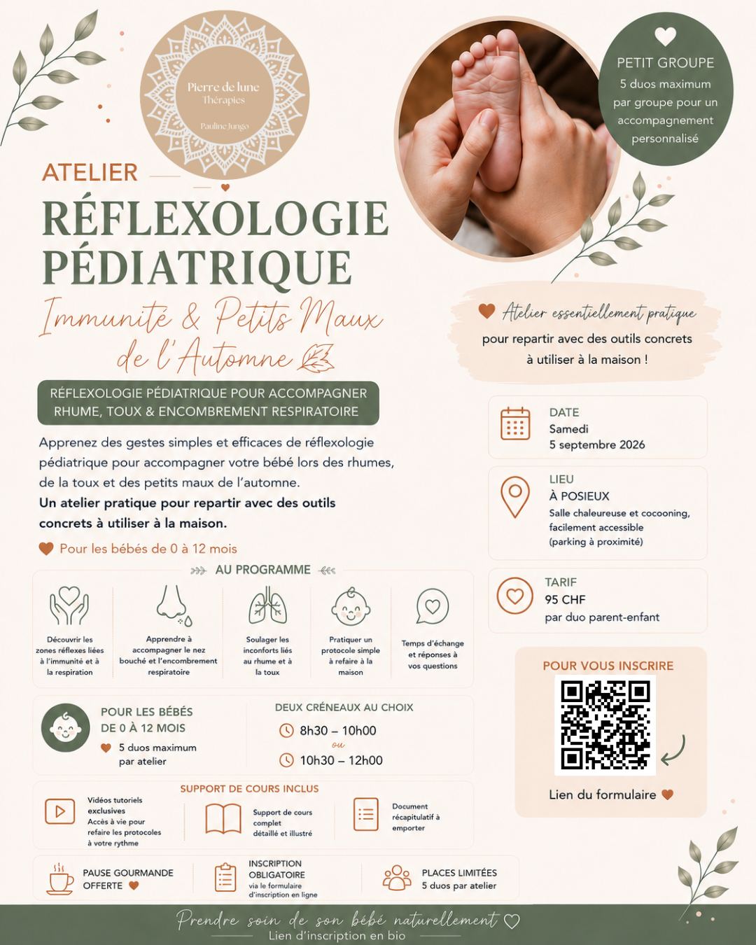 Atelier Réflexologie pédiatrique